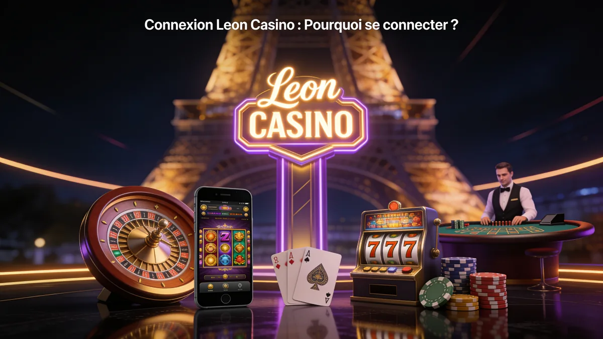 Connexion Leon Casino : Pourquoi se connecter ? : guide leon casino pour les joueurs en France